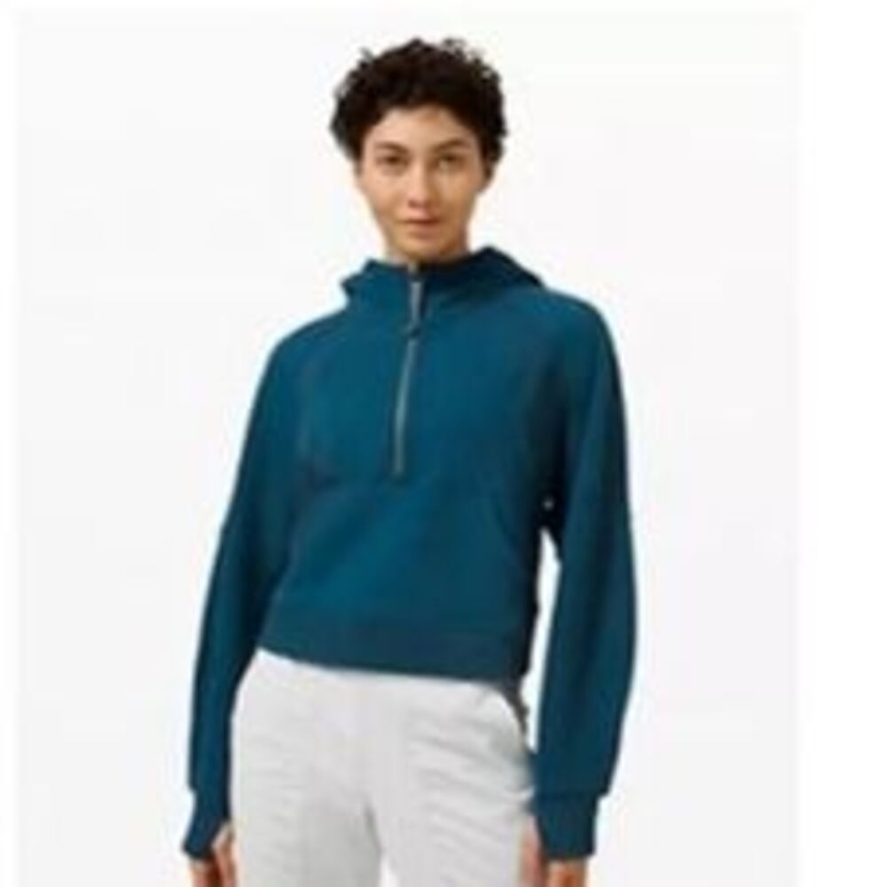 Lululemon Half-Zip Oversized Hoodie - Blue Borealis XS/S